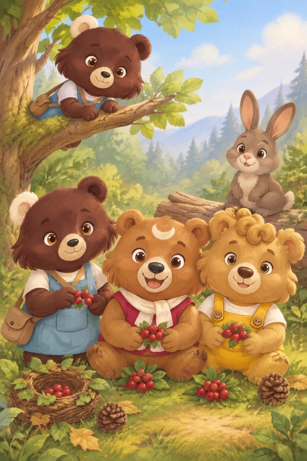 Little Math with Three Puffy Bears