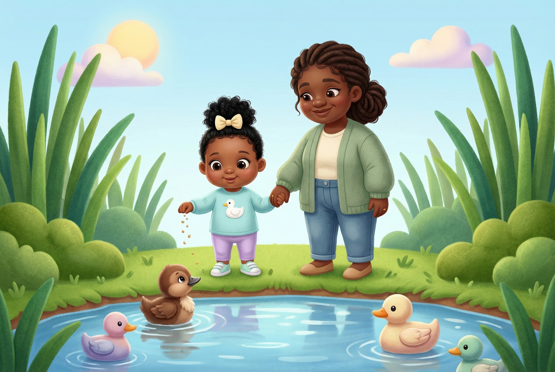 Quiet Quacks at the Pond