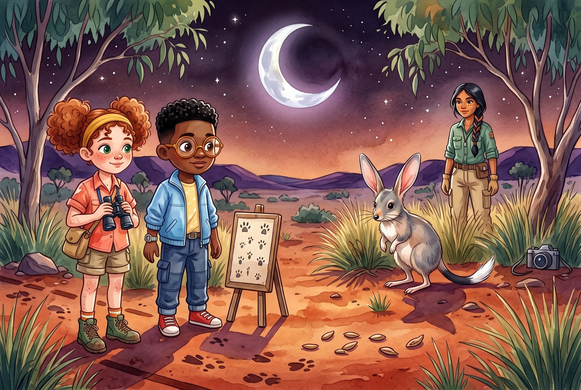The Ears Hidden in Moonlight