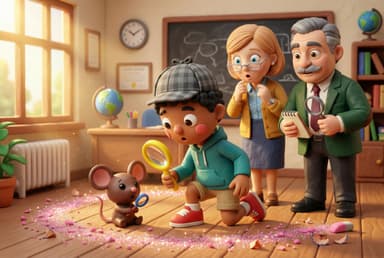 The Mystery of the Pink Dust