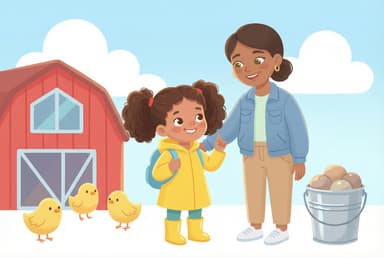 Lila Counts to Twenty at the Farm