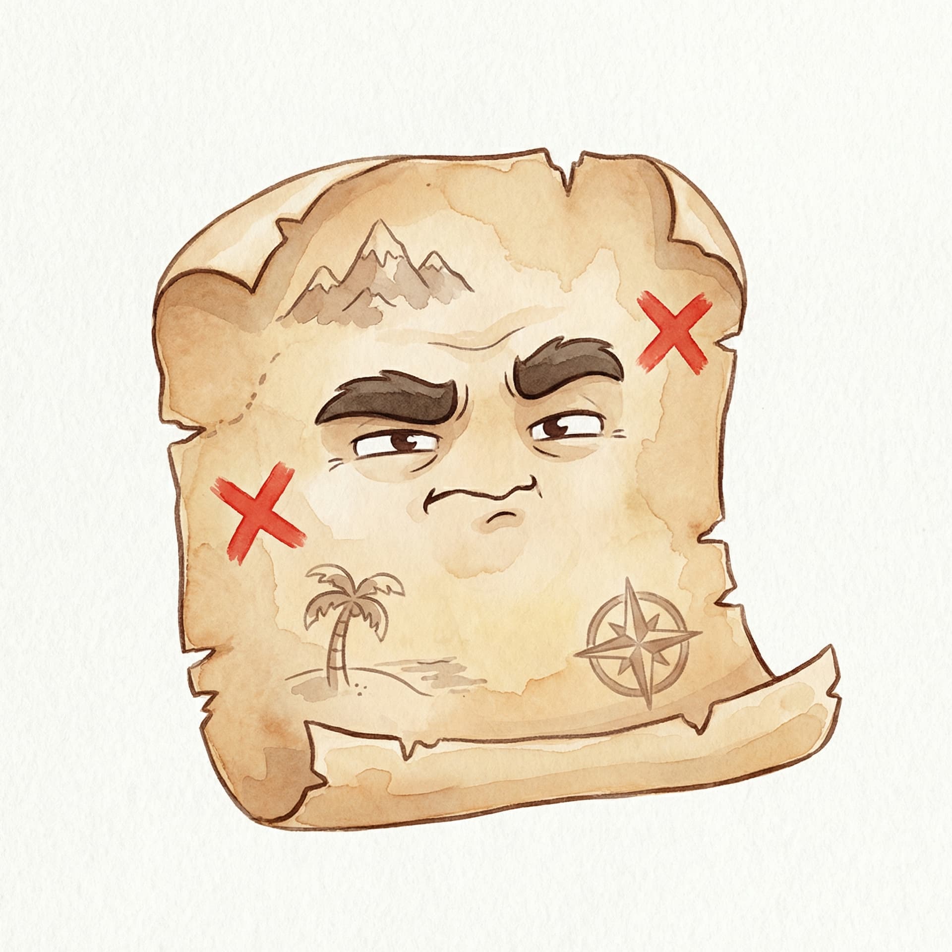 Grumpy Treasure Map
