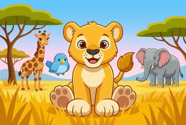 Soft Paws on the Savannah