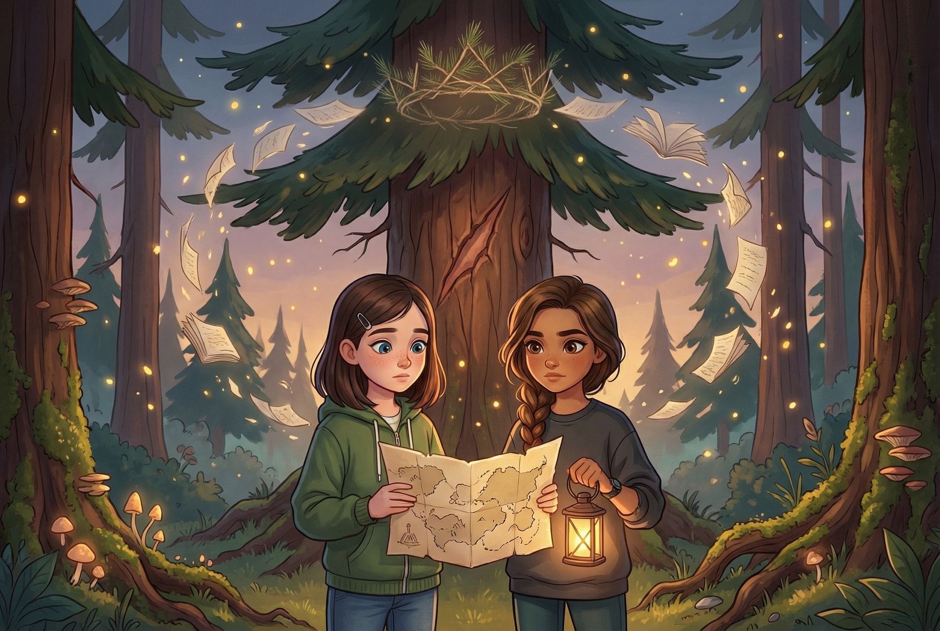Crown of Pine and Paper