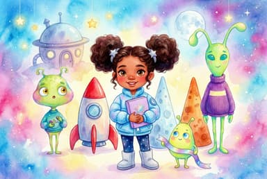 Moonlight Playtime on the Comet Porch